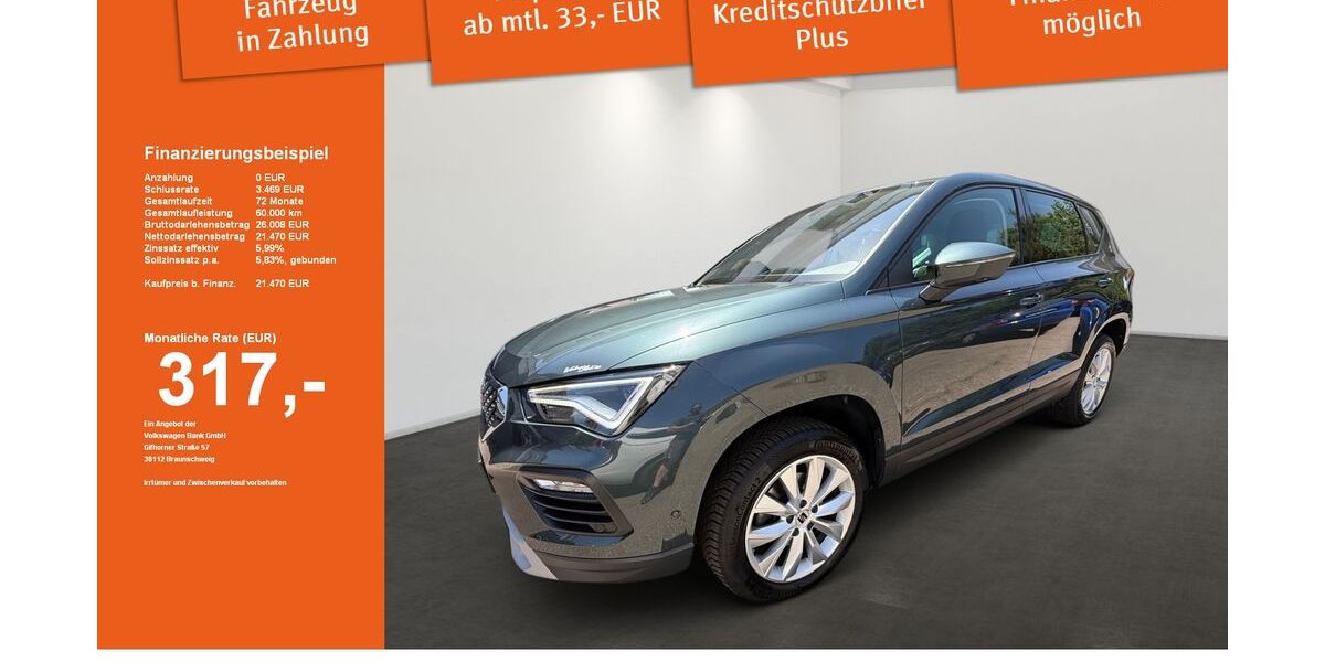 Seat Ateca 49.100 km 21.470 &euro; Lindenberg 88161