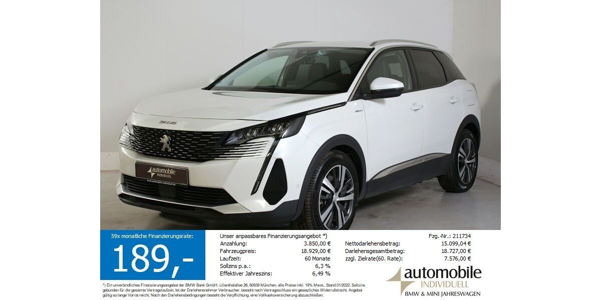 Peugeot 3008 62.300 km 18.830 &euro; Paderborn 33100