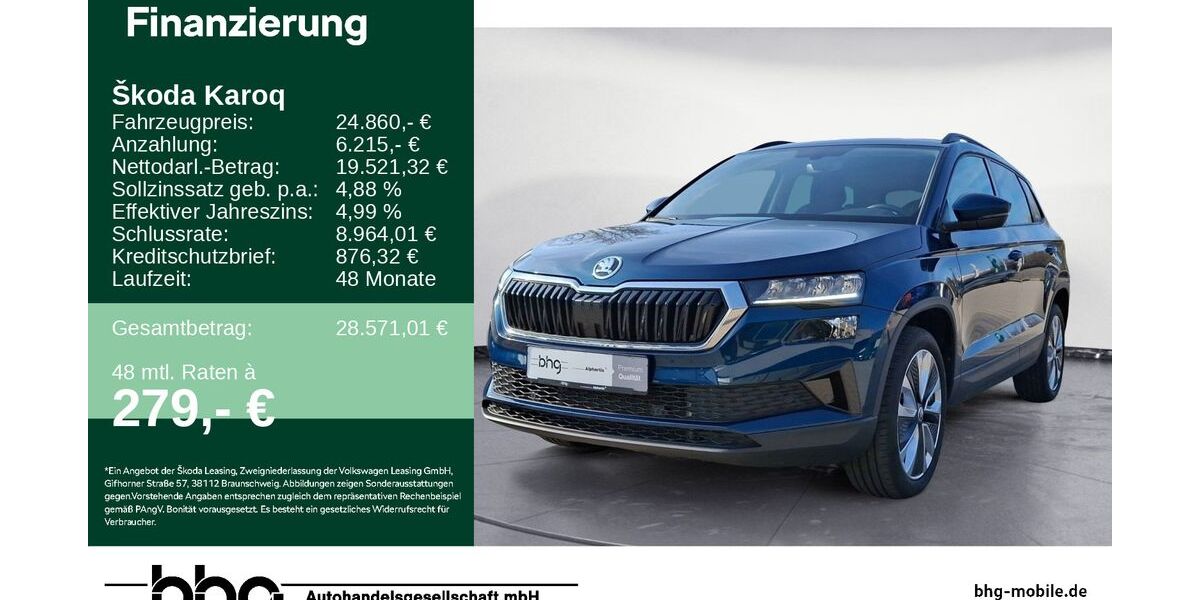 Skoda Karoq 37.024 km 24.860 &euro; Freudenstadt 72250
