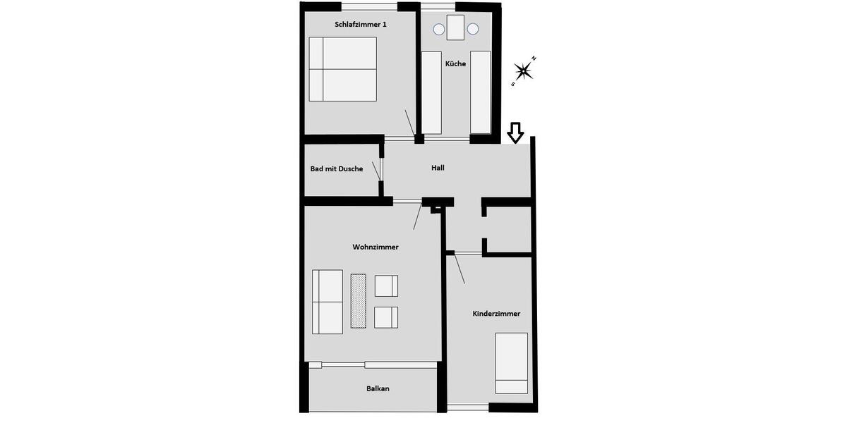 Mehrfamilienhaus, Wohnhaus Nürnberg Erlenstegen - 3 Zimmer, 77 m&sup2;, 230.000&euro; | Angebot:27226591