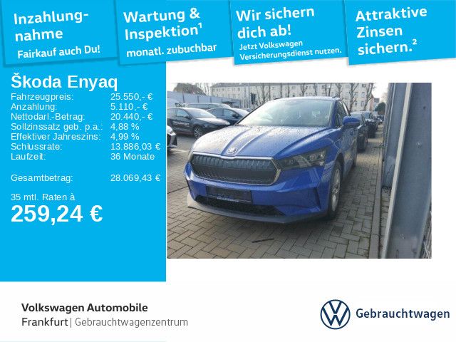 Skoda Enyaq 22.554 km 23.850 &euro; Frankfurt 60326