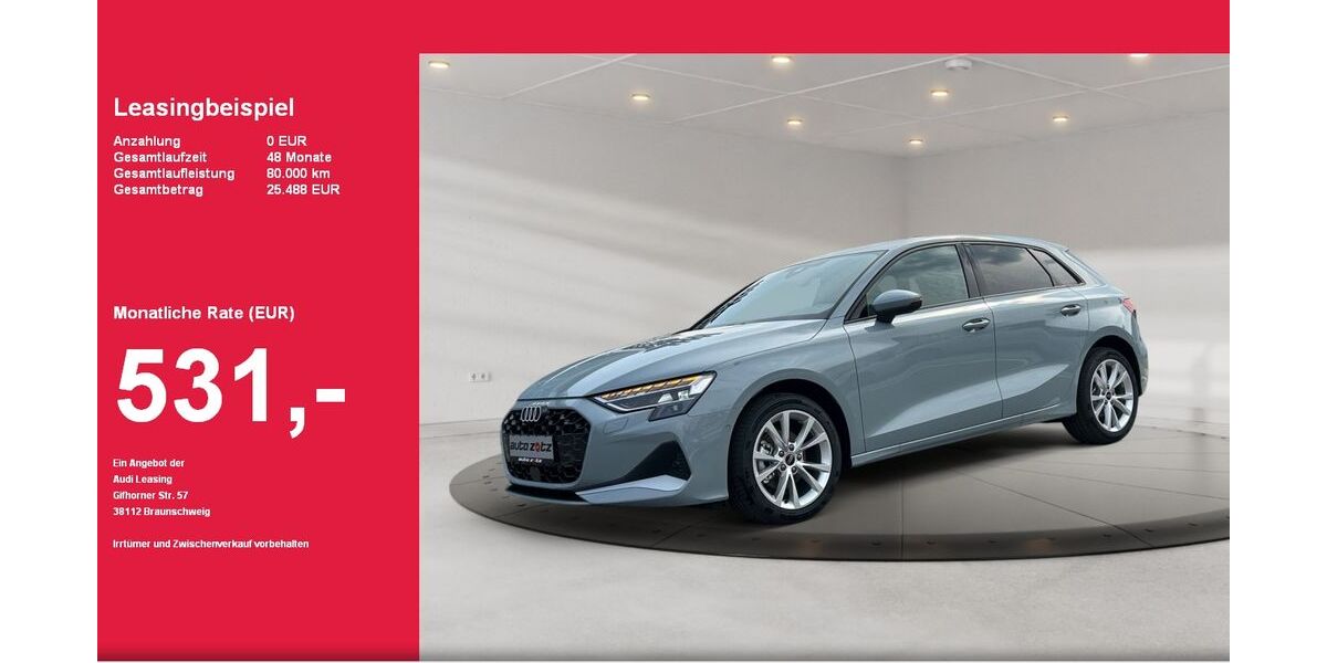 Audi A3 1.500 km 38.590 &euro; Landau 76829