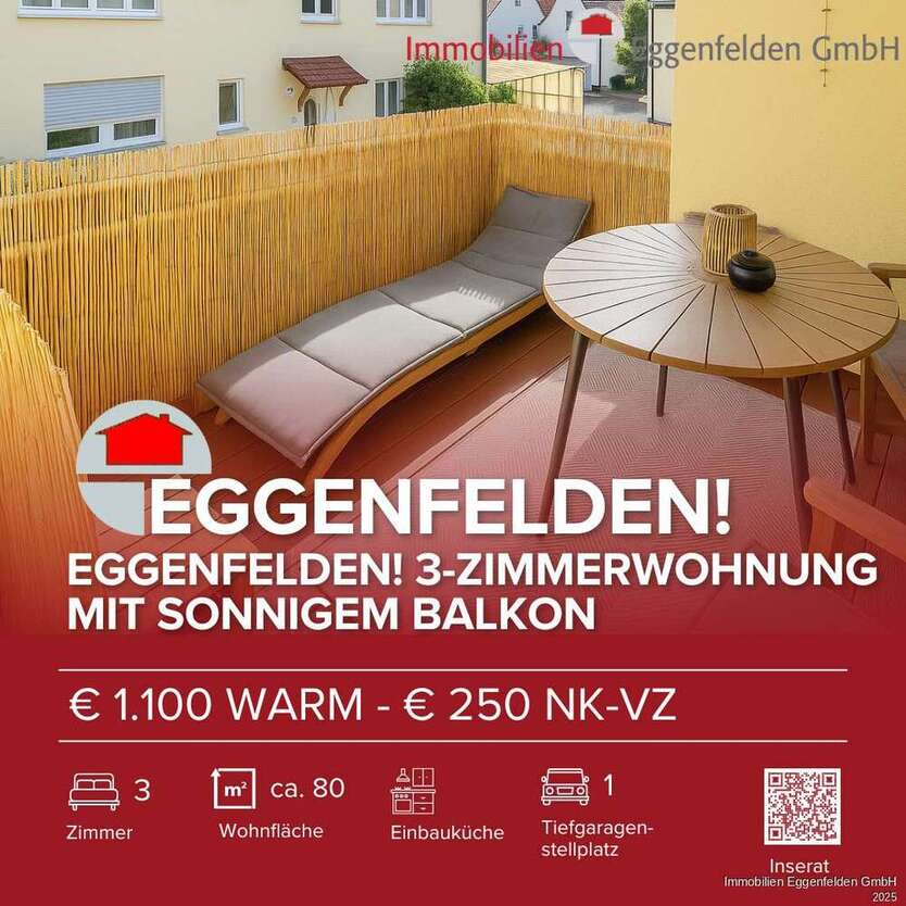 Wohnung zum Mieten in Eggenfelden 800 € 80 m²