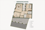 Helle 3,5-Zimmer-Wohnung mit Garage, Kellerraum und Dachboden-Stauraum - Erdgeschoßwohnung Essen Stadtbezirk III | Angebot:26691538