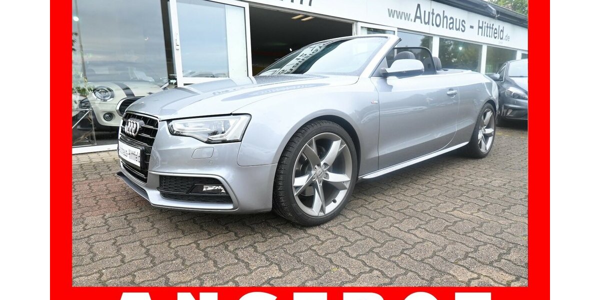 Audi A5 Cabrio 3.0 TDI quattro S-line Sport/Plus DSG 129.000 km 23.800 &euro; Seevetal - Hittfeld 21218