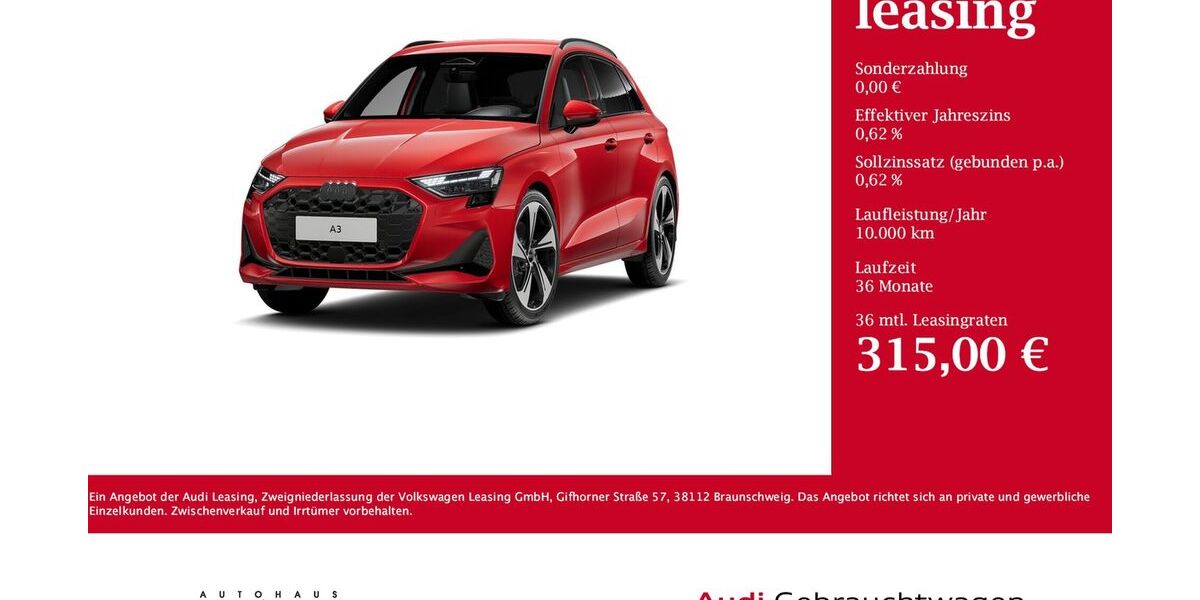 Audi A3 6.386 km 36.780 &euro; Pronsfeld 54597
