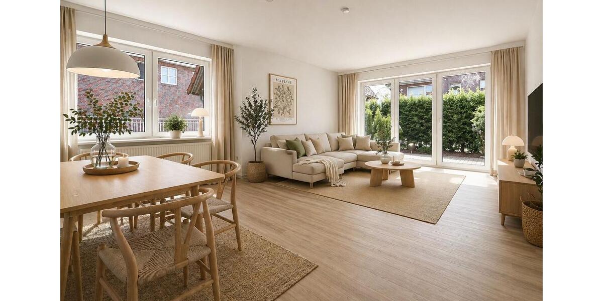 Erdgeschoßwohnung Meppen - 3 Zimmer, 90 m&sup2;, 850&euro; | Angebot:26382261