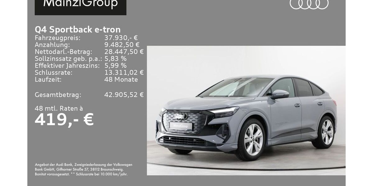 Audi Q4 e-tron 20.777 km 37.930 &euro; Feldkirchen/Westerham 83620