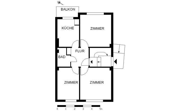 Erdgeschoßwohnung Bremen Blockland - 3 Zimmer, 53 m&sup2;, 527&euro; | Angebot:26486908