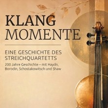 Klangmomente - Eine Geschichte des Streichquartetts 22.10.2026 Schloss Ludwigslust, Goldener Saal
