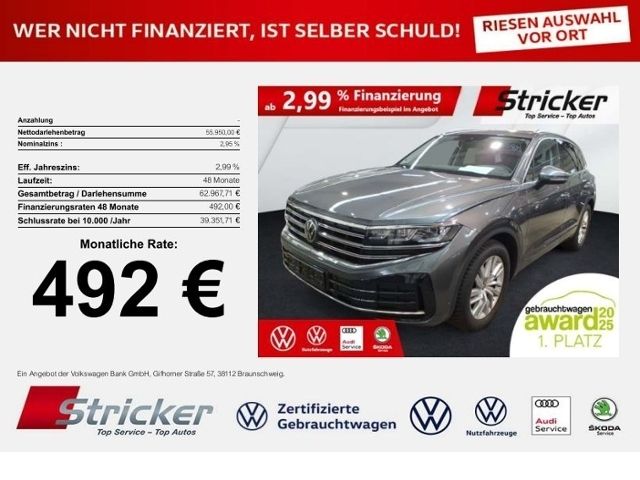 VW Touareg 20.269 km 55.949 € Horn-Bad Meinberg 32805