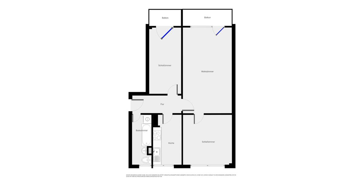 Erdgeschoßwohnung Hettstedt - 3 Zimmer, 59 m&sup2;, 315&euro; | Angebot:26649066