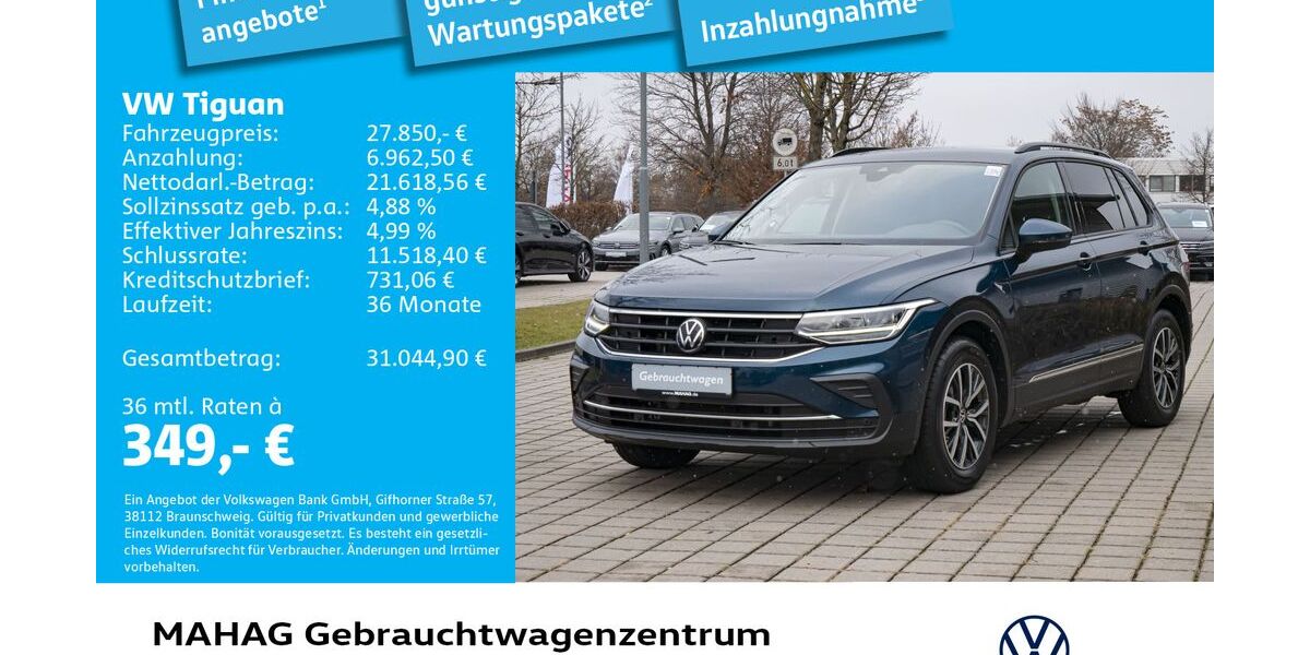 VW Tiguan 17.363 km 27.850 &euro; München 80935