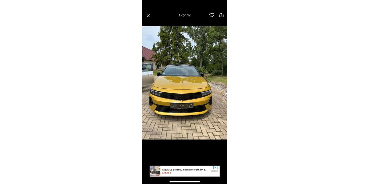 Opel Astra 43.771 km 17.500 &euro; Lützen 06686