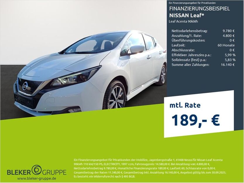 Nissan Leaf 16.647 km 13.980 € Münster - Amelsbüren 48163