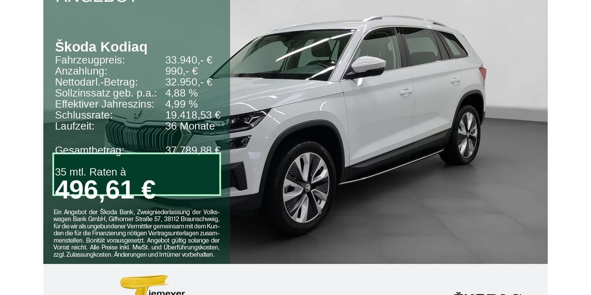 Skoda Kodiaq 97.166 km 31.970 &euro; Bochum 44809