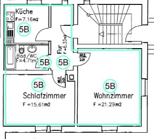 Zimmer Rossau Schönborn-Dreiwerden - 2 Zimmer, 52 m&sup2;, 144&euro; | Angebot:26418556