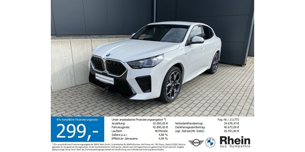 BMW X2 7.796 km 40.890 &euro; Buchen- Hettingen 74722