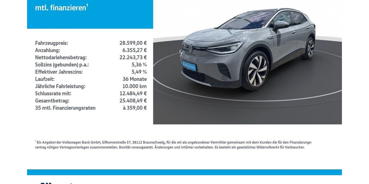VW ID.4 79.657 km 28.469 &euro; Leinefelde-Worbis/DE 37327