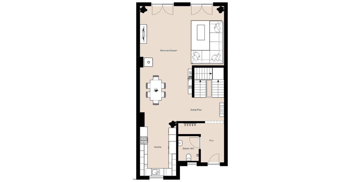 Reihenmittelhaus Villingen-Schwenningen Villingen - 5 Zimmer, 143 m&sup2;, 579.000&euro; | Angebot:26778606