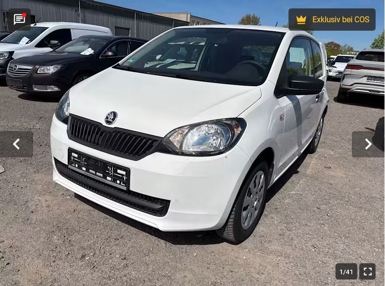 Skoda Citigo 39.500 km 6.490 &euro; Halle / Saale 06112