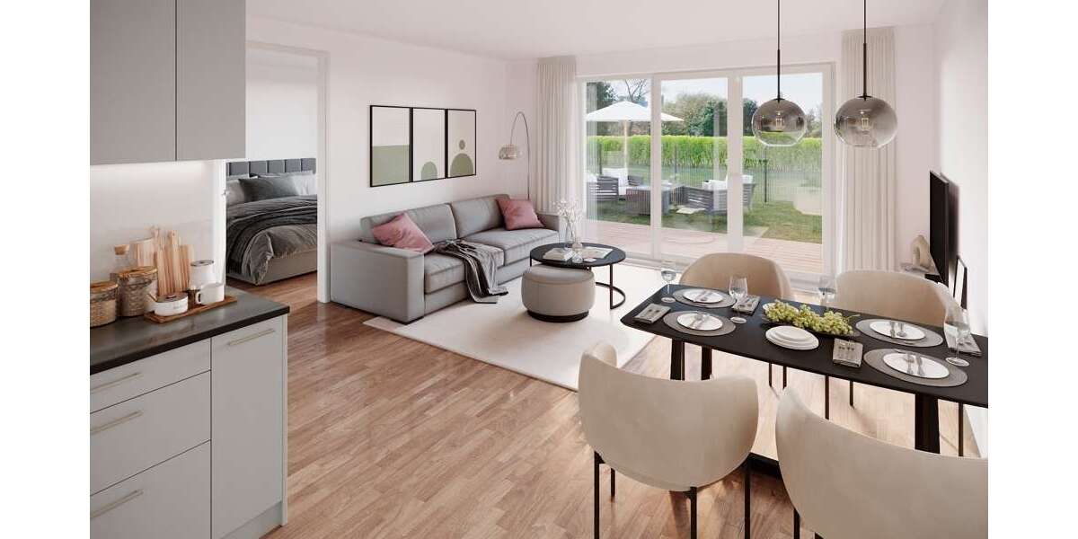 Etagenwohnung Bedburg / Kaster Kaster - 2 Zimmer, 57 m&sup2;, 277.900&euro; | Angebot:25582213