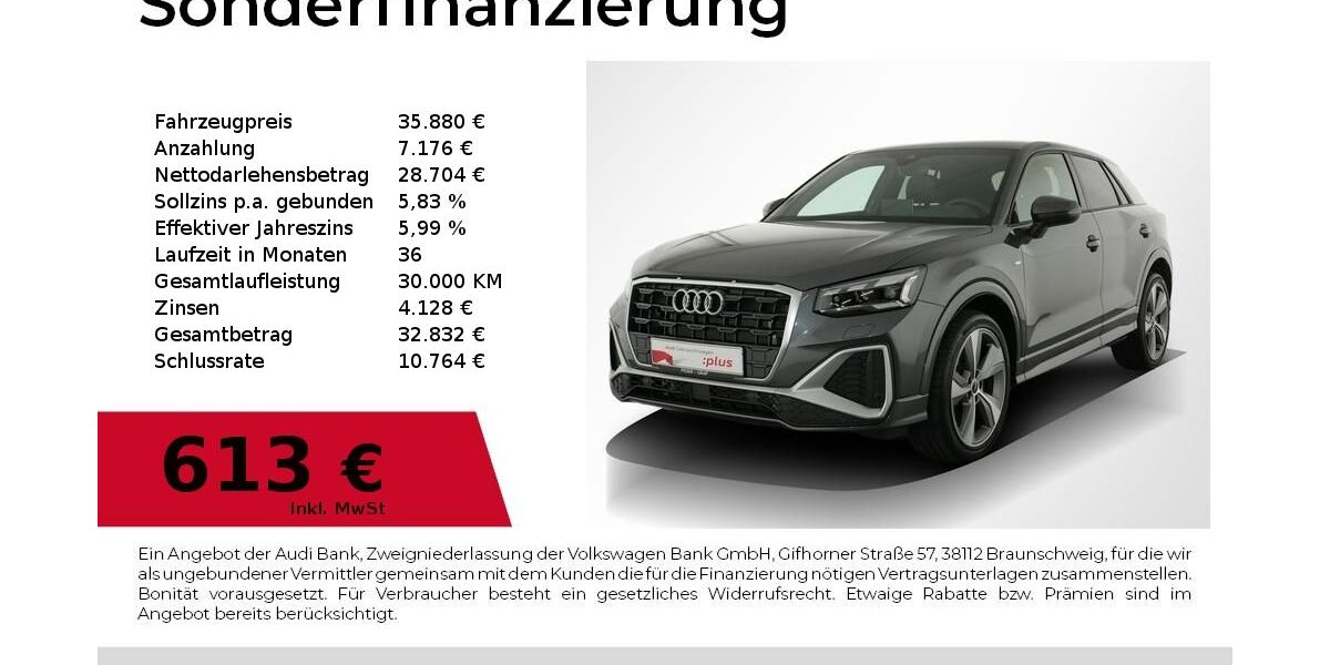 Audi Q2 4.350 km 35.880 &euro; Nürnberg 90441
