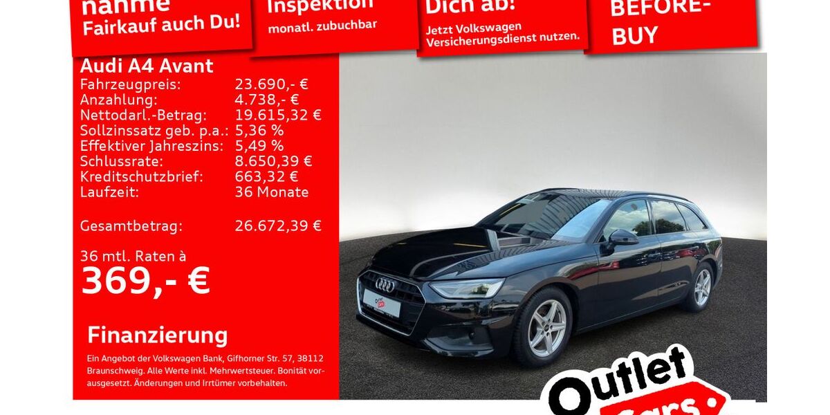 Audi A4 68.698 km 23.320 &euro; Senden 89250