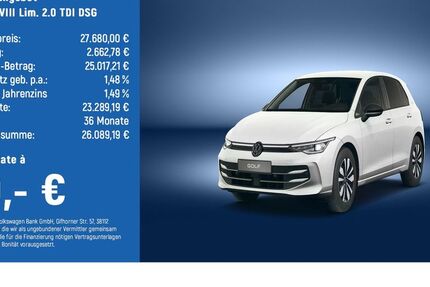 VW Golf 25.487 km 27.680 &euro; Magdeburg 39126