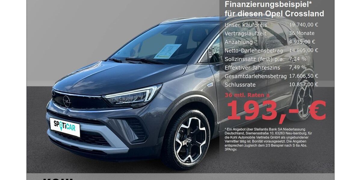 Opel Crossland (X) 14.800 km 19.740 &euro; Aachen 52078
