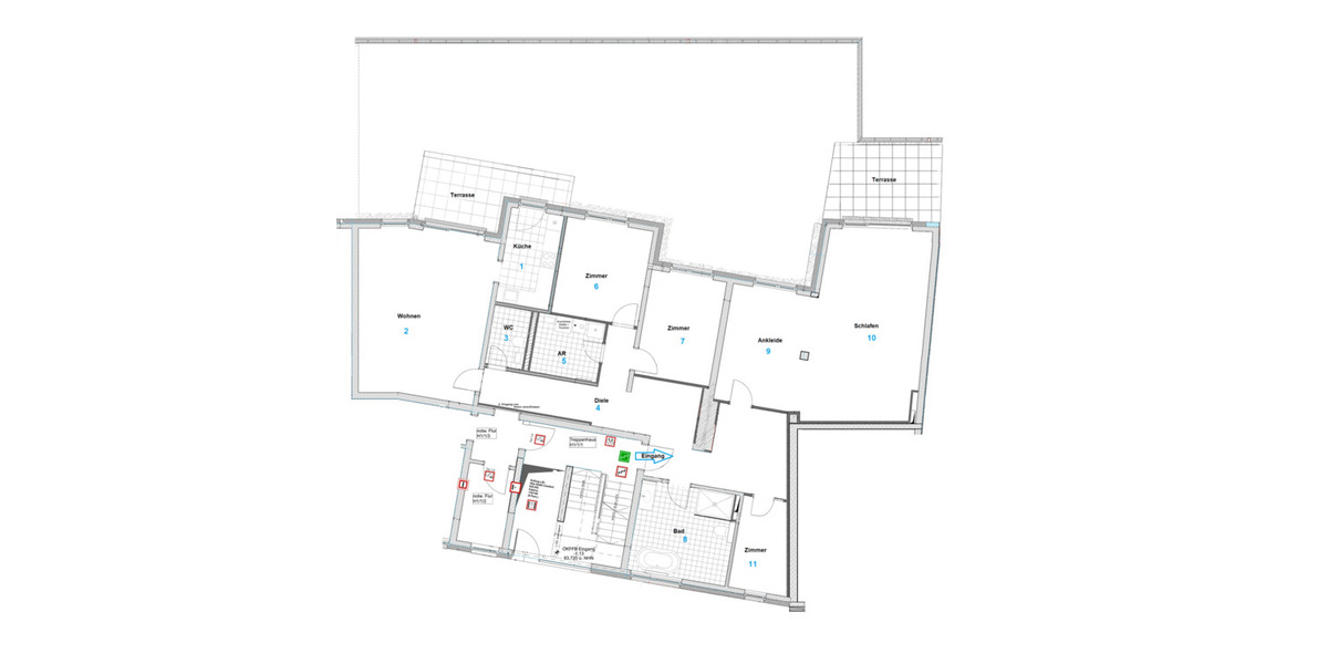 Etagenwohnung Halle (Saale) Innenstadt - 5 Zimmer, 181 m&sup2;, 700.000&euro; | Angebot:26867266