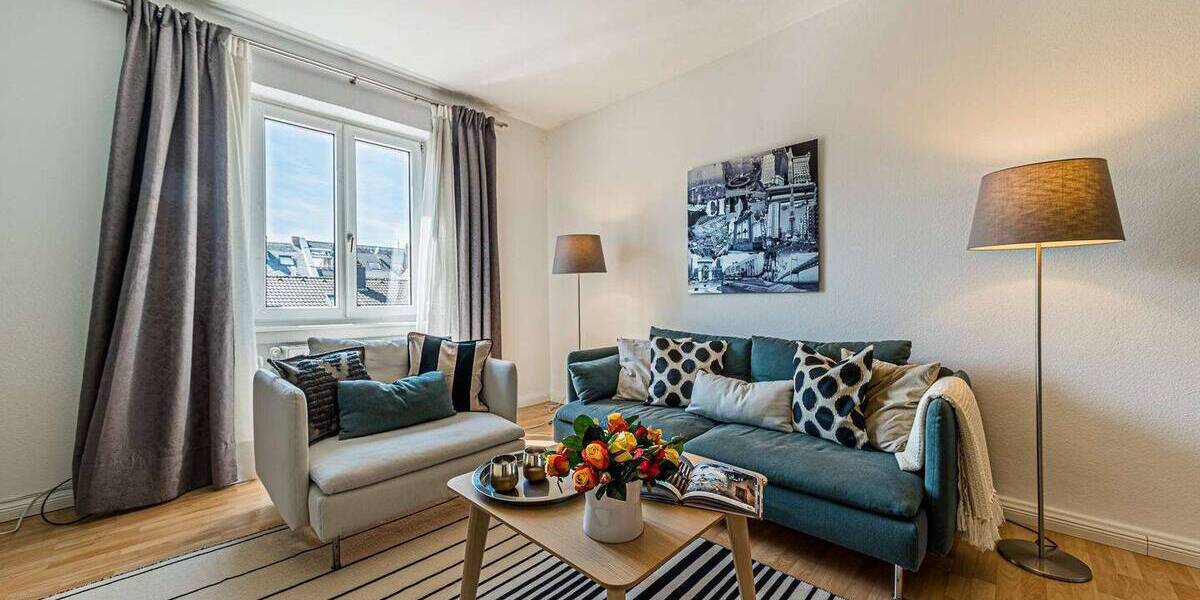 Etagenwohnung Frankfurt am Main Westend-Süd - 2 Zimmer, 68 m&sup2;, 1.790&euro; | Angebot:26840617