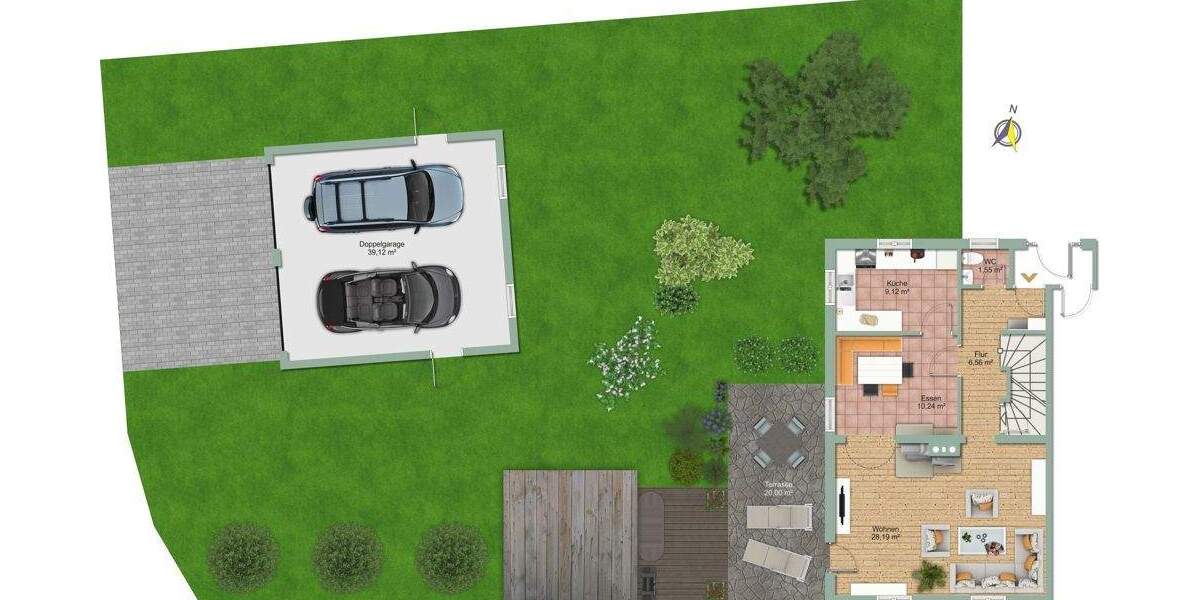 Doppelhaushälfte Bad Heilbrunn / Oberbuchen Oberbuchen - 6 Zimmer, 158 m&sup2;, 700.000&euro; | Angebot:25401730