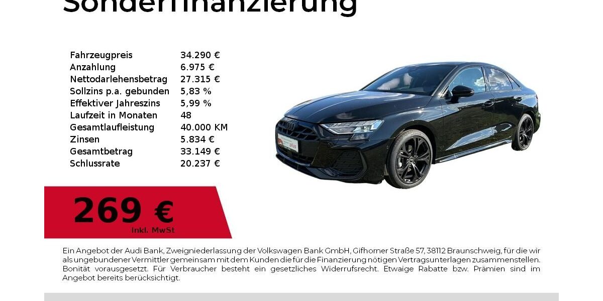 Audi A3 11.451 km 34.290 &euro; Dessau-Roßlau 06844