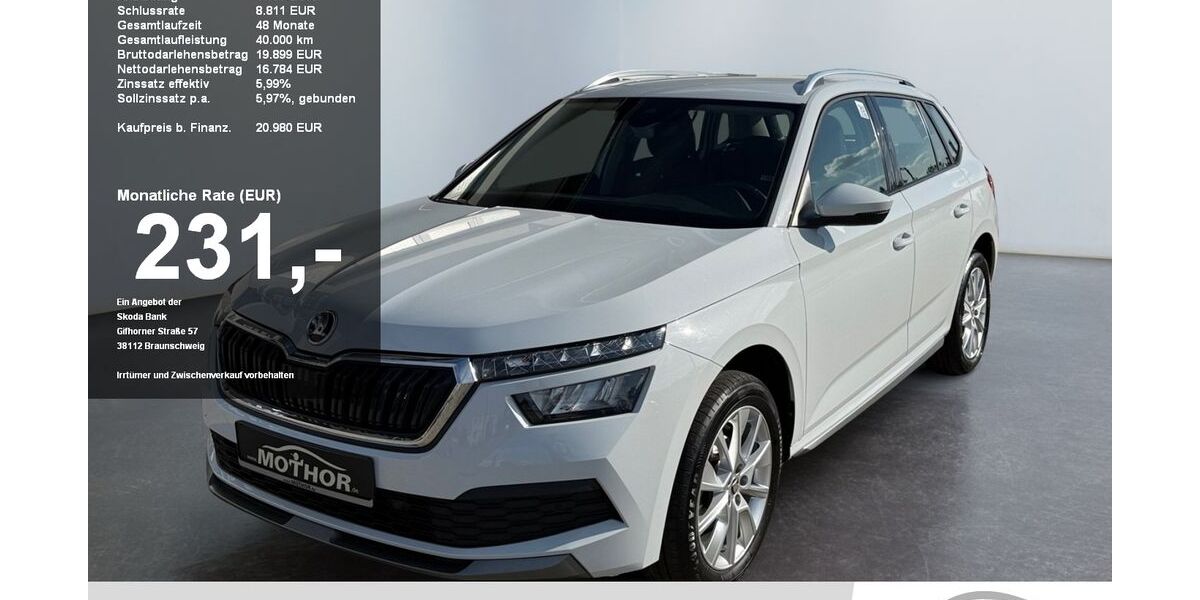 Skoda Kamiq 59.945 km 20.585 &euro; Brandenburg 14770
