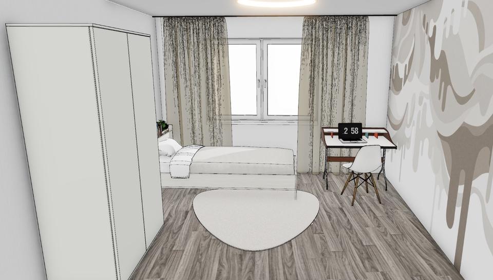 Etagenwohnung Appenweier - 3 Zimmer, 101 m&sup2;, 1.050&euro; | Angebot:26346893