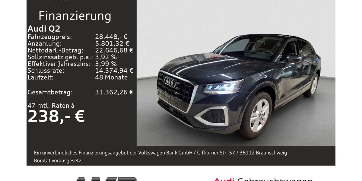 Audi Q2 6.550 km 27.890 € Borna 04552