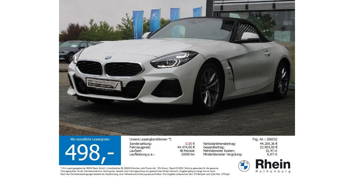 BMW Z4 25.538 km 42.139 &euro; Neusitz/Rothenburg 91616