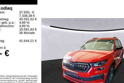 Skoda Kodiaq 62.200 km 37.930 € Feldkirchen/Westerham 83620