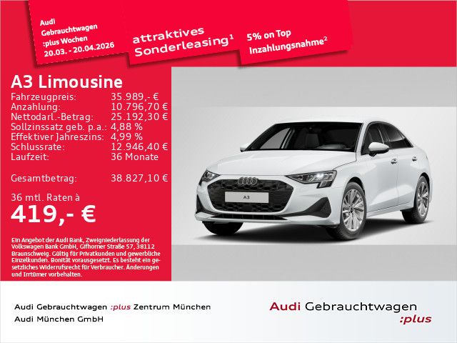 Audi A3 14.304 km 35.989 &euro; Eching 85386