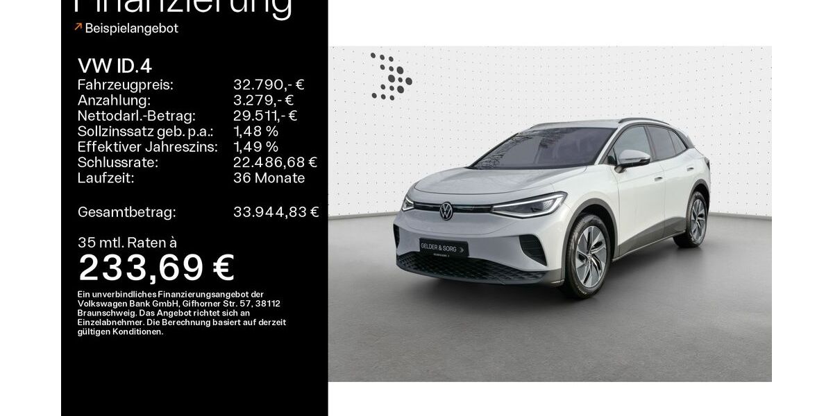 VW ID.4 10.595 km 32.790 &euro; Bad Kissingen 97688