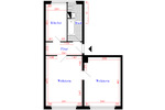 Etagenwohnung Saalfeld (Saale) - 2 Zimmer, 47 m&sup2;, 265&euro; | Angebot:25376307