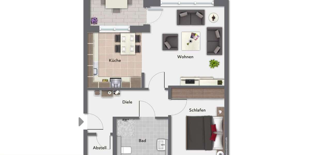 Etagenwohnung Schlitz - 2 Zimmer, 63 m&sup2;, 225.000&euro; | Angebot:25103138