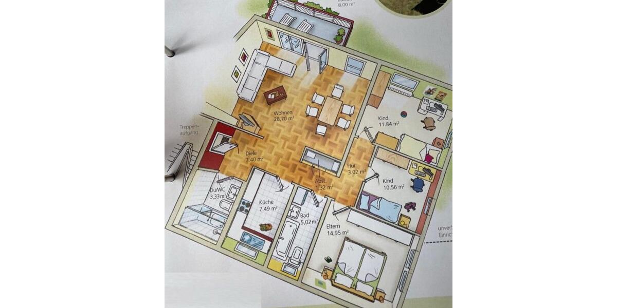 Etagenwohnung Immendingen - 4 Zimmer, 98 m&sup2;, 331.000&euro; | Angebot:26994773