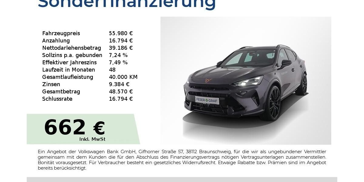 Cupra Formentor 9.990 km 51.940 &euro; Nürnberg 90441