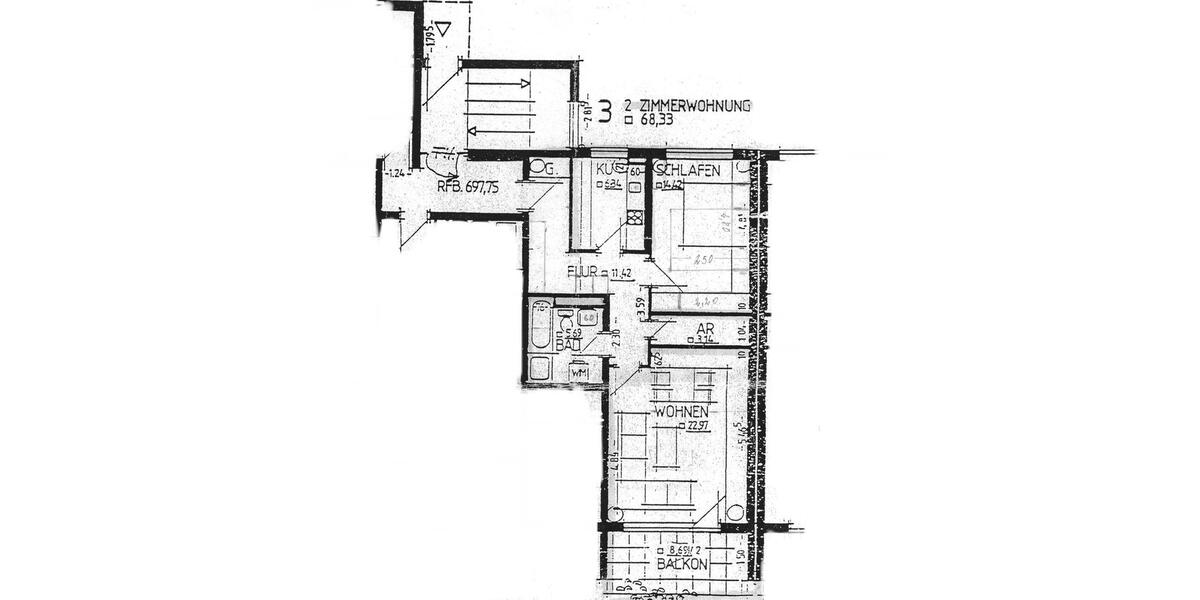 Erdgeschoßwohnung Bad Dürrheim - 2 Zimmer, 68 m&sup2;, 265.000&euro; | Angebot:26727683