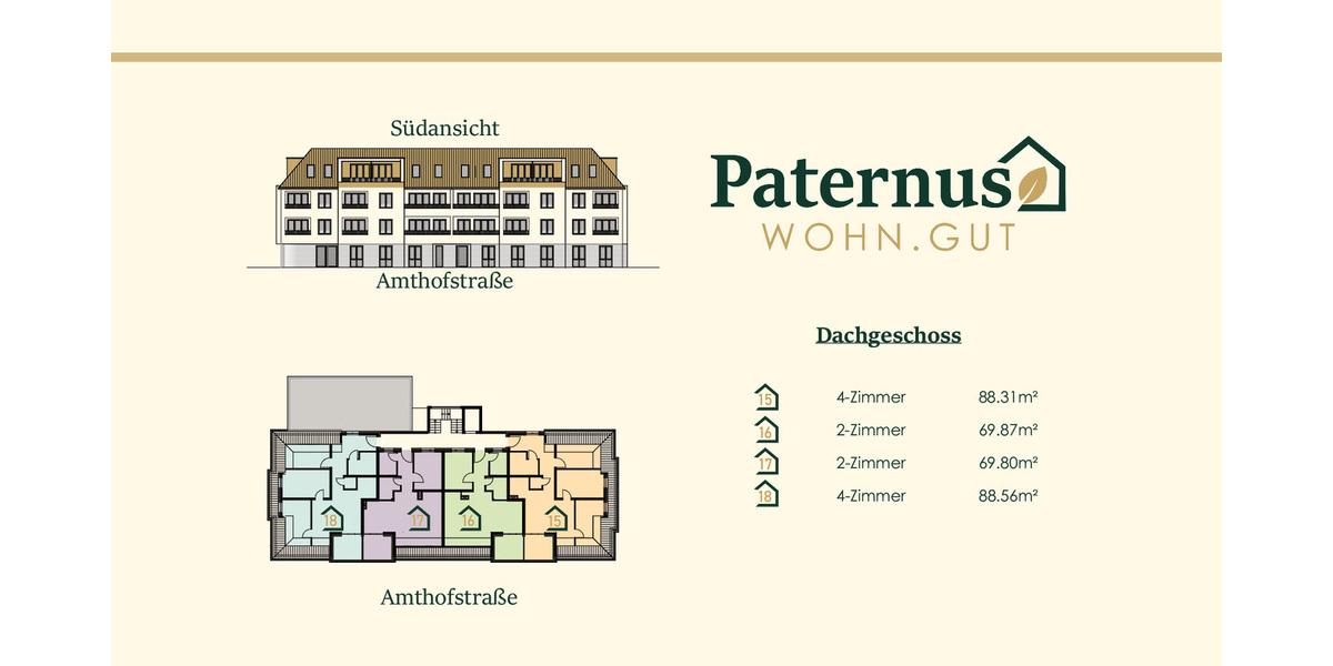 Etagenwohnung Worms Pfeddersheim - 2 Zimmer, 69 m&sup2;, 365.000&euro; | Angebot:26290187