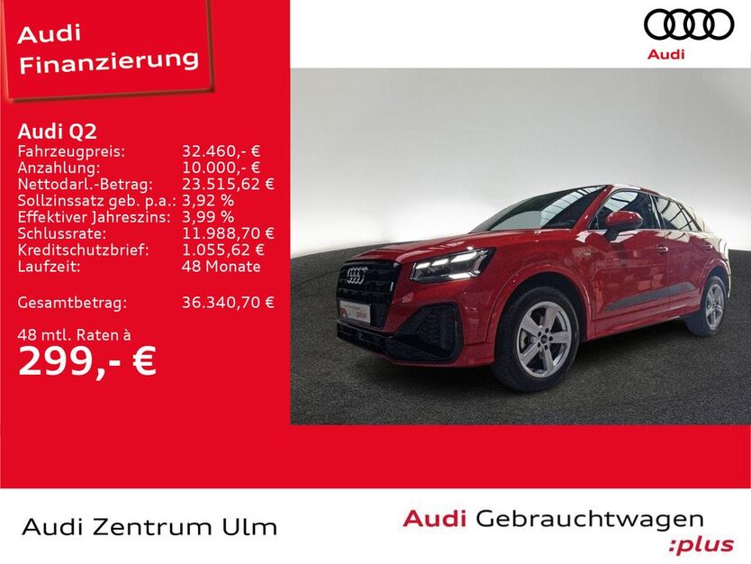Audi Q2 4.620 km 32.460 € Ulm 89073