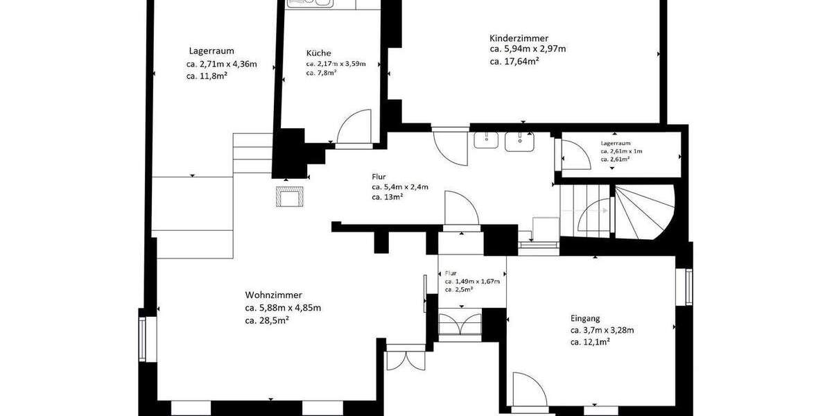 Mehrfamilienhaus, Wohnhaus Liebstadt - 5 Zimmer, 187 m&sup2;, 129.000&euro; | Angebot:25568501