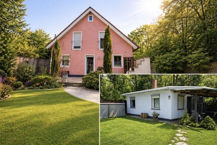 Mehrgenerationentraum auf 1.071 m² Grundstück – EFH inkl. kleinem Haus & Wellness - nahe Oranienburg - Haus Oranienburg / Schmachtenhagen Schmachtenhagen | Angebot:26729670